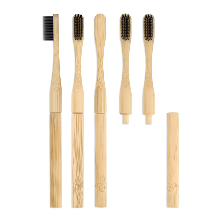bamboo toothbrush with natural bristles