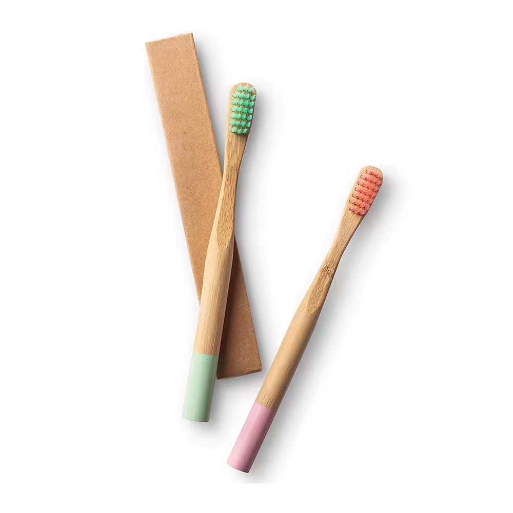 Biodegradable bamboo toothbrush for kid