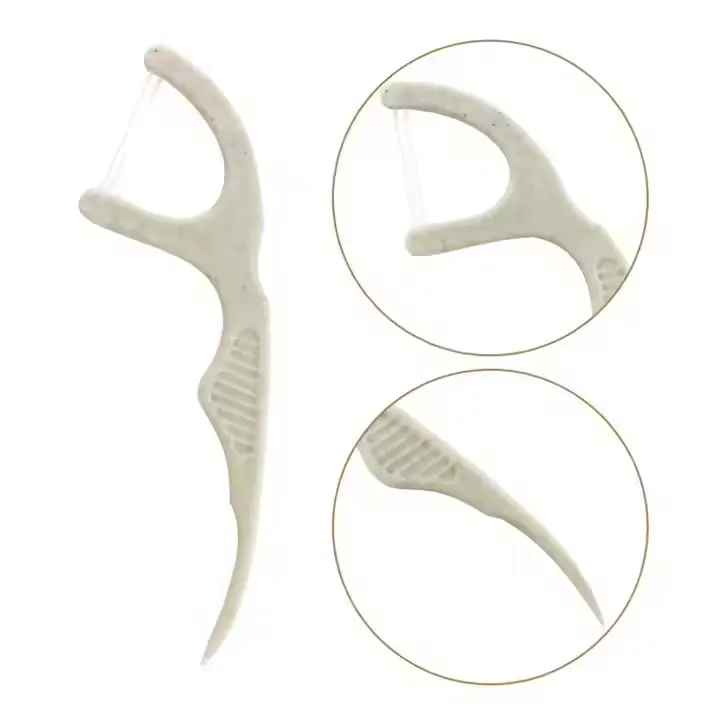 PLA dental floss picks