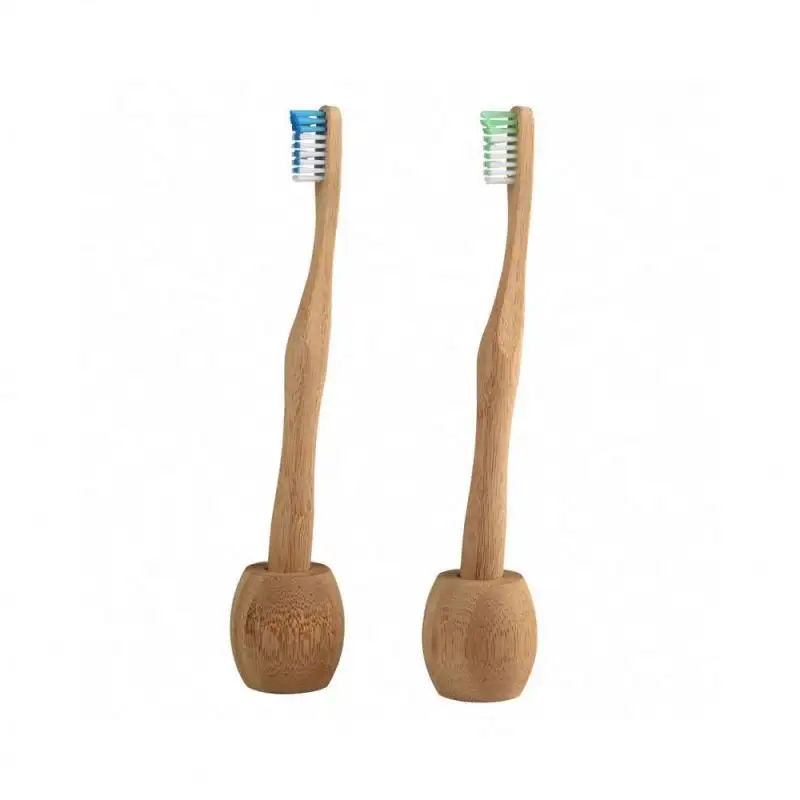 bamboo toothbrush holder